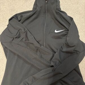 Nike Black Dri-FIT Quarter-Zip Top